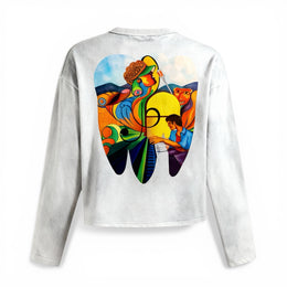 BBLACC Teeth – Women’s Cropped Long Sleeve Tee