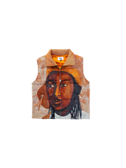 Barikad Orange Tapestry Vest (Goose Down)